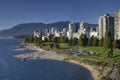 English Bay Beach and west end, Vancouver BC