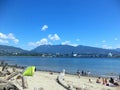 English Bay in a sunny summer day.