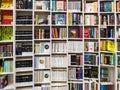 English Books For Sale On Library Shelf Royalty Free Stock Photo