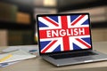 ENGLISH ( British England Language Education ) do you speak english? Royalty Free Stock Photo