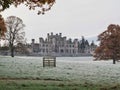 English Castle on a Frosty Morning Royalty Free Stock Photo