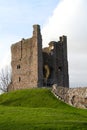 English castle ruins Royalty Free Stock Photo