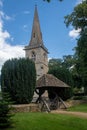 English Church with Lychgate in the foreground Royalty Free Stock Photo