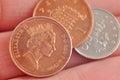 English coins Royalty Free Stock Photo
