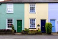 English Colourful Terraced Houses in Southwold