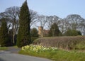 An English Country Church in Spring Royalty Free Stock Photo