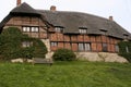 English country house thatched roof Royalty Free Stock Photo