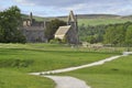 English countryside landscape: Bolton Abbey view Royalty Free Stock Photo