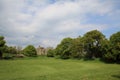 English countryside view of Bodium castle.