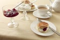 English cream tea horizontal