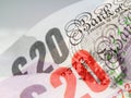 English currency Royalty Free Stock Photo