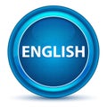English Eyeball Blue Round Button Royalty Free Stock Photo