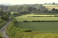 English farm fields