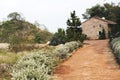 English Farmhouse Countryside at Spring