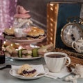 English Five O`Clock Tea Royalty Free Stock Photo