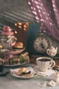 English Five O`Clock Tea Royalty Free Stock Photo