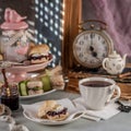 English Five O`Clock Tea Royalty Free Stock Photo