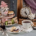 English Five O`Clock Tea Royalty Free Stock Photo