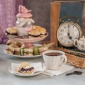 English Five O`Clock Tea Royalty Free Stock Photo