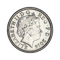 English five pence from 2014