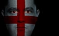 English Flag - Male Face