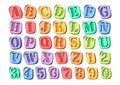 Font Lively Colorful Hollowed