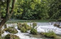 English Garden / Englischer Garten waterfall munich germany Royalty Free Stock Photo