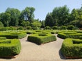 English garden in Missouri Botanical Garden ,ST Louis MO Royalty Free Stock Photo