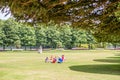 English garden and park Tudors time, Hampton court locates in West London Royalty Free Stock Photo