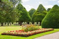 English garden and park Tudors time, Hampton court locates in West London Royalty Free Stock Photo