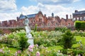 English garden and park Tudors time, Hampton court locates in West London Royalty Free Stock Photo