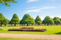 English garden and park Tudors time, Hampton court locates in West London