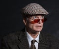 English gentleman in sunglasses and tweeds Royalty Free Stock Photo