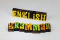 English grammar language instruction foreign student education learning