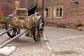 English heritage vintage background - Barrel on Cart Royalty Free Stock Photo
