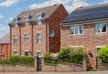 English houses. Typical English architecture. Brick house. Royalty Free Stock Photo