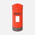 English inbox icon, cartoon style