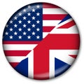 English Language Button Royalty Free Stock Photo