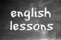 English lessons Royalty Free Stock Photo