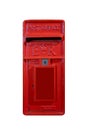 English mailbox isolated on white background Royalty Free Stock Photo