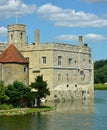 English Castle with Moat, Kent, UK Royalty Free Stock Photo