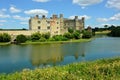 English Medieval Castle with Moat Royalty Free Stock Photo