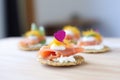 english muffin with smoked salmon and cream cheese