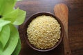 Yellow Moong dal in bowl
