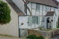 Oak beamed and whitewashed cottage. Sussex. UK Royalty Free Stock Photo
