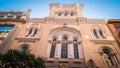 English old college at Barrio de Las Letras, downtown Madrid, Spain