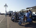 People at Brighton Beach old bike show