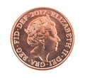 An English one penny piece