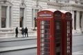 English Phone Booth Royalty Free Stock Photo