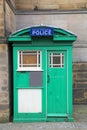 English police box in Sheffield Royalty Free Stock Photo